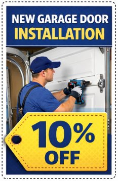 Coupon - New Garage Door Installation 10% Off
